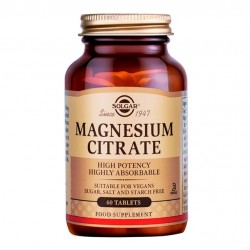 SOLGAR MAGNESIUM CITRATE 200MG  TABS 60S