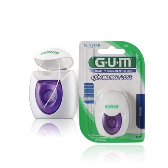 GUM 2030 Expanding Floss Οδοντικό νήμα 30m