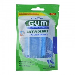 GUM 890 EASY FLOSSERS (BAG OF 30 PIECES)