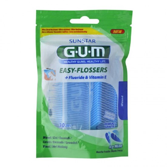 GUM 890 EASY FLOSSERS (BAG OF 30 PIECES)