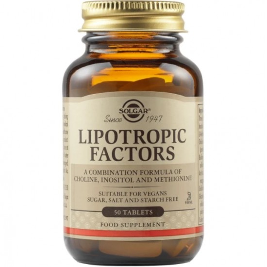 SOLGAR LIPOTROPIC FACTORS TABS 50S