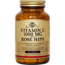 SOLGAR ROSE HIPS C 1000MG TABS 100S