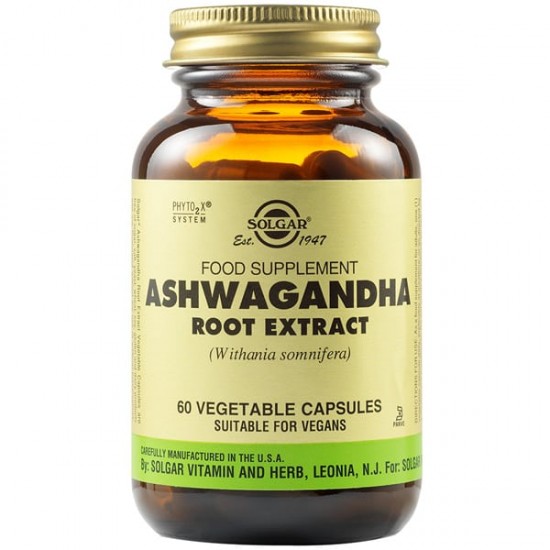 SOLGAR SFP ASHWAGANDHA ROOT EXTRACT VEGICAPS 60S