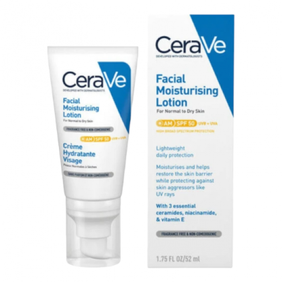 CERAVE FACIAL MOISTURISING LOTION SPF50 52 ML