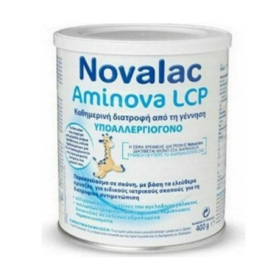 Novalac Aminova LCP Υποαλλεργιογόνο Παρασκεύασμα σε Σκόνη για Βρέφη Άνω των 6 Μηνών 400gr