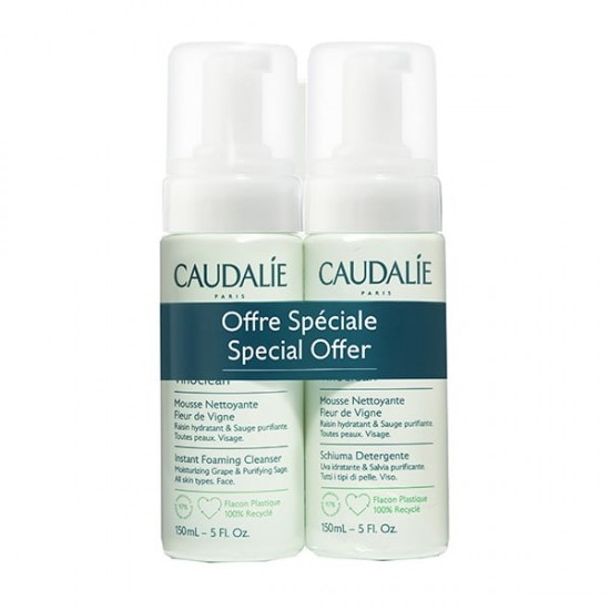 CAUDALIE VINOCLEAN INST FOAM CLEANS DUO - 150 ML