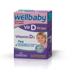 Wellbaby® Βιταμίνη D σταγόνες