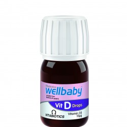 Wellbaby® Βιταμίνη D σταγόνες