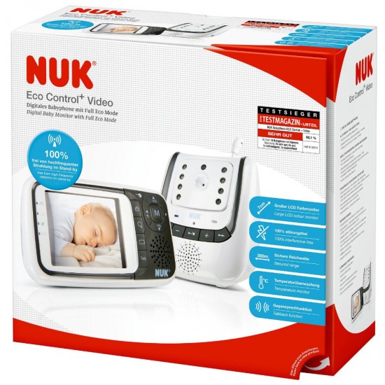 Nuk Συσκευή Ενδοεπικοινωνίας με Video Οθόνη Eco Control Plus Video Baby Monitor