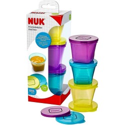 Nuk Fresh Foods Pots Δοχεία Συντήρησης 6m+ 6τμχ