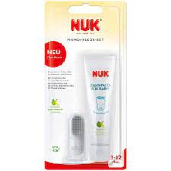 Nuk Tooth & Gum Cleanser Σετ Στοματικής Υγιεινής για Βρέφη 3-12m 1 τεμάχιο