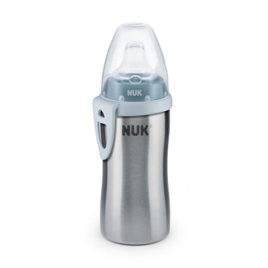 Nuk Active Cup από Ανοξείδωτο Ατσάλι 12m+ Μπλε 215ml