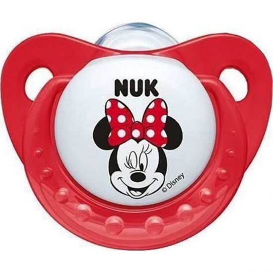 NUK ΨΕΥΔΟΘΗΛΑΣΤΡΟ  DISNEY MICKEY 1BLC ΚΟΚΚΙΝΗ 0-6 ΜΗΝ