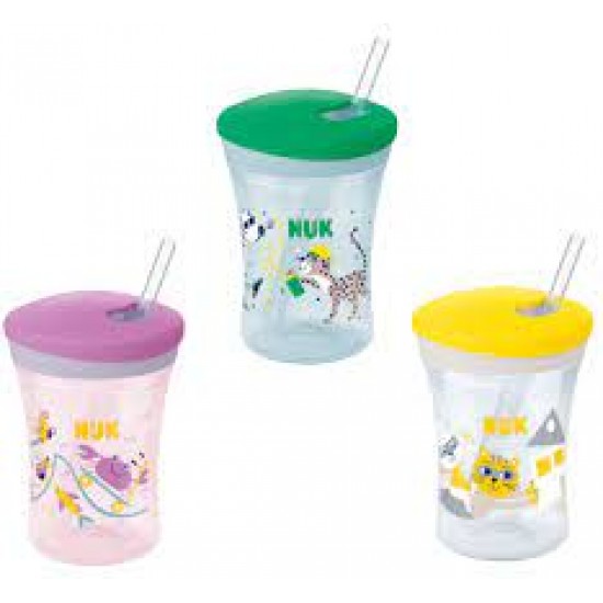 NUK Action Cup Με Καλαμάκι 230ml