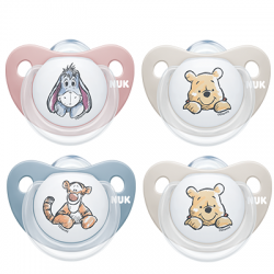  NUK ΠΙΠΙΛΑ ΣΙΛΙ. Disney Winnie No1 0-6m 1 τμχ