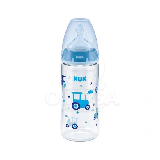 Nuk Μπιμπερό First Choice Plus PP 0-6m Με Θηλή Καουτσούκ 300ml