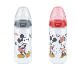 Nuk First Choice Disney Bottle Μπιμπερό με Δείκτη Ελέγχου Θερμοκρασίας 6-18m 300ml