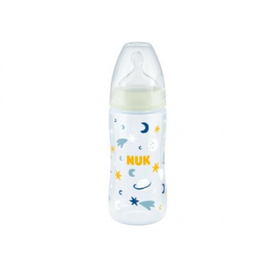 NUK First Choice Plus Night Μπιμπερό με Έλεγχο Θερμοκρασίας 6-18m 300ml