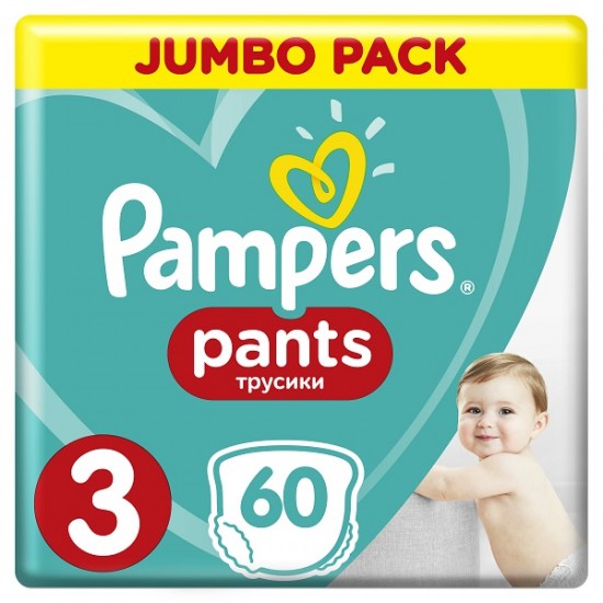 Pampers Jumbo Pack Pants No3 (6-11kg) 60τμχ