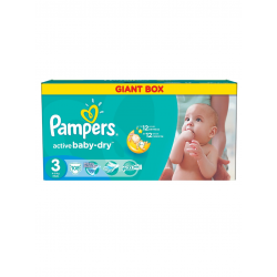 PAMPERS ACTIVE BABY ΜΕΓ 3 1X90 GIANT