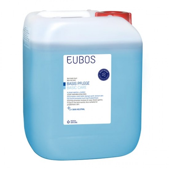 Eubos Liquid Washing Emulsion Blue Υγρό Καθαρισμού για την Περιποίηση Προσώπου & Σώματος, Μπλε 5000 ml 