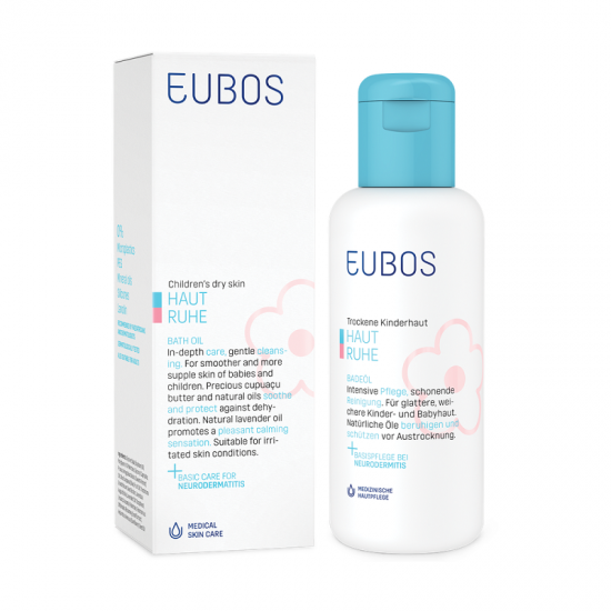 EUBOS DRY SKIN CHILDREN BATH OIL 125ML