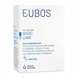 Eubos Solid Washing Bar Πλάκα Καθαρισμού Αντί Σαπουνιού Μπλε 125gr