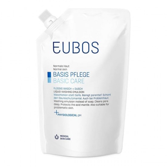 Eubos Liquid Washing Emulsion Blue Refill Ανταλλακτικό 400ml