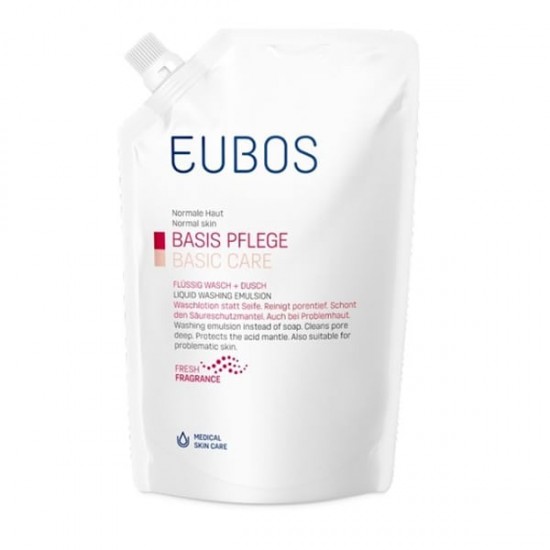 Eubos Basic Care Refill Red Βασική Φροντίδα Υγρό Καθαρισμού 400ml