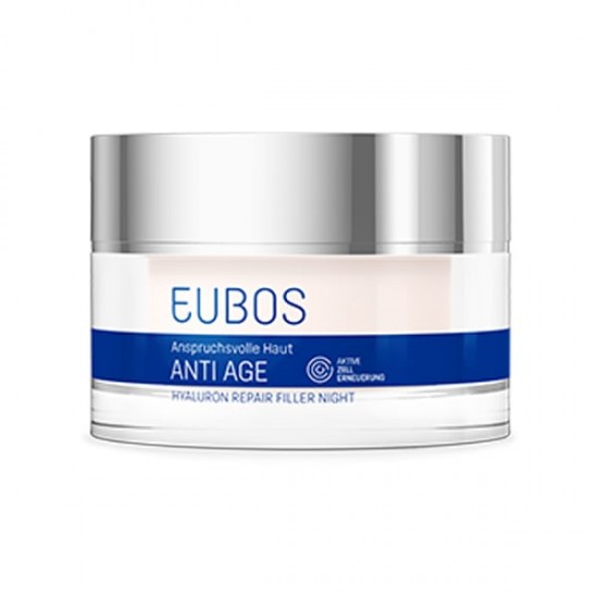 Eubos Hyaluron Repair Filler Night Κρέμα Νύχτας με Υαλουρονικό Οξύ 50ml