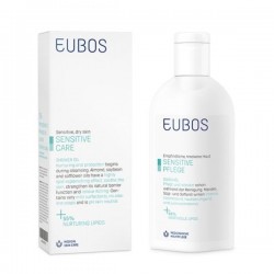 Eubos Sensitive Shower Oil F Ελαιώδες Αφρόλουτρο Καθαρισμού Σώματος 200ml