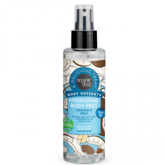 Organic Shop Body Desserts Coconut Milk Ενυδατικό Body Mist 200 ml