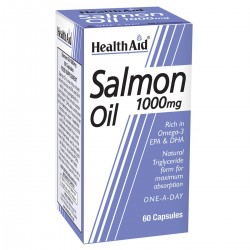 Health Aid SALMON OIL 1000 mg Omega-3 (EPA/DHA) 60 κάψουλες