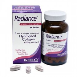 Health Aid RADIANCE Hydrolysed Collagen 1000mg with Vitamin C 60 tabs