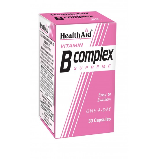 Health Aid VITAMIN B COMPLEX Supreme 30 κάψουλες