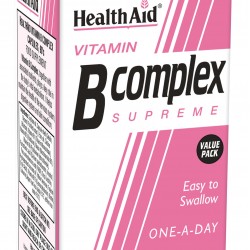 Health Aid Vitamin B Complex Σύμπλεγμα Βιταμινών Β 90 caps