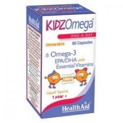 Health Aid KIDZ Omega 3 (EPA/DHA) - Chewable 60 κάψουλες