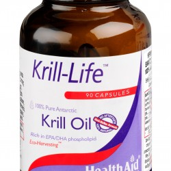 Health Aid Krill-Life Krill Oil 500mg Αγνό Έλαιο Krill 90 caps