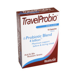 Health Aid TravelProbio Προβιοτικά 4δις 15caps