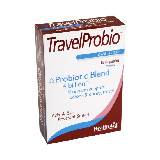 Health Aid TravelProbio Προβιοτικά 4δις 15caps