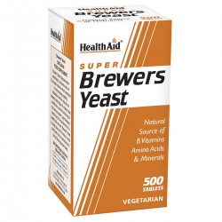 health aid brewers yeast μαγιά μπύρας 500tabs