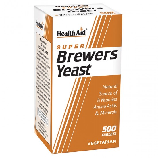 health aid brewers yeast μαγιά μπύρας 500tabs