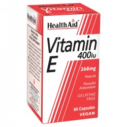 Health Aid Vitamin E 400iu 60 Φυτικές Κάψουλες