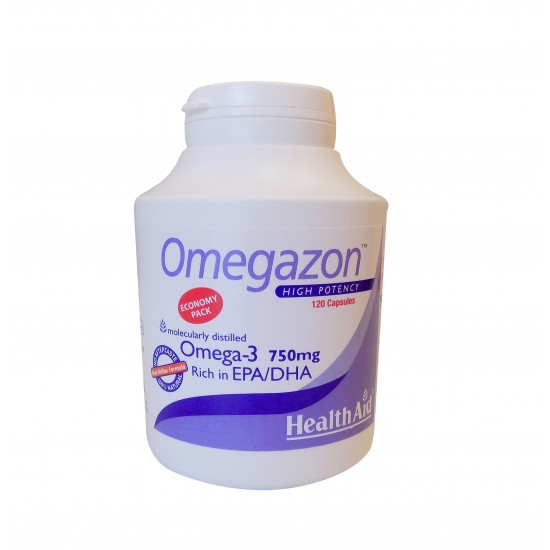 HEALTH AID Omegazon Omega 3 750mg 120 κάψουλες