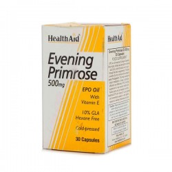 HEALTH AID EVENING PRIMROSE OIL 1000MG + VITAMIN E 30CAPS