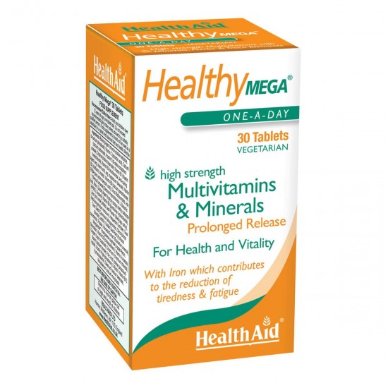 Health Aid Healthy MEGA Multivitamin & Minerals 30 ταμπλέτες