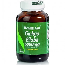 HEALTH AID GINKGO BILOBA GB ROOT EXTRACT 5000MG 30