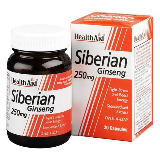 Health Aid SIBERIAN GINSENG 250mg 30caps