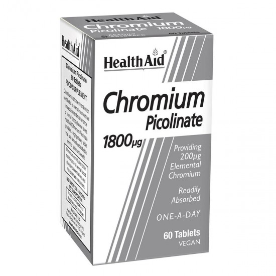 Health Aid CHROMIUM Picolinate 60tabs