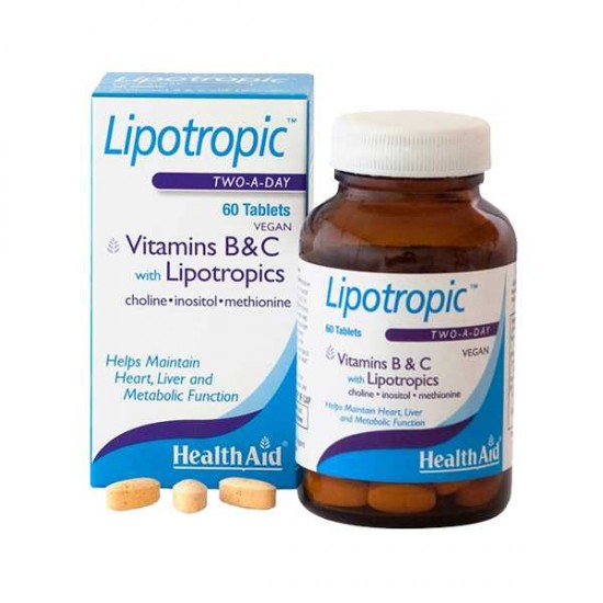 Health Aid Lipotropic Vitamins B & C 60tabs